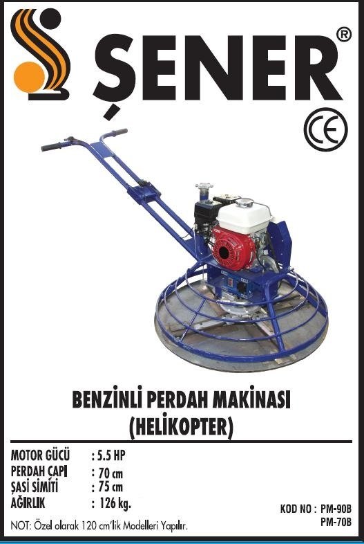 70 CM. Honda Motorlu Benzinli Perdah Makinası