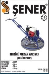 70 CM. Honda Motorlu Benzinli Perdah Makinası