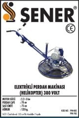 70 CM. ELEKTRİKLİ PERDAH MAKİNASI 380V