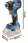 Bosch Professional Gdx 18V-200 C 5,0 Ah Çift Akülü Darbeli Somun Sıkma - Kömürsüz Motor