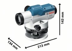 Bosch Gol 20 D+Bt 160 Tripod+Gr 500 Mira 100 Metre Optik Nivelman