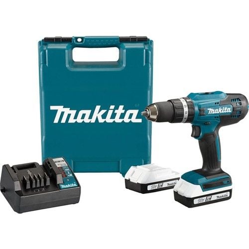Makita HP488D002 Hammer Drill and Screwdriver 18V 1.5AH Dual Battery