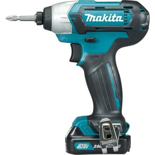 Makita TD110DWAE 10.8 V / 2.0 Ah Lithium Cordless Impact Driver (Dual Battery)