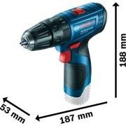 Bosch  Professional GSB 120-LI 12 Volt 2,0 Ah Akülü Darbeli Delme/Vidalama