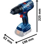 Bosch Gsr 180-LI + Gdx 180-LI(2X2.0AH) Set - 06019G5222