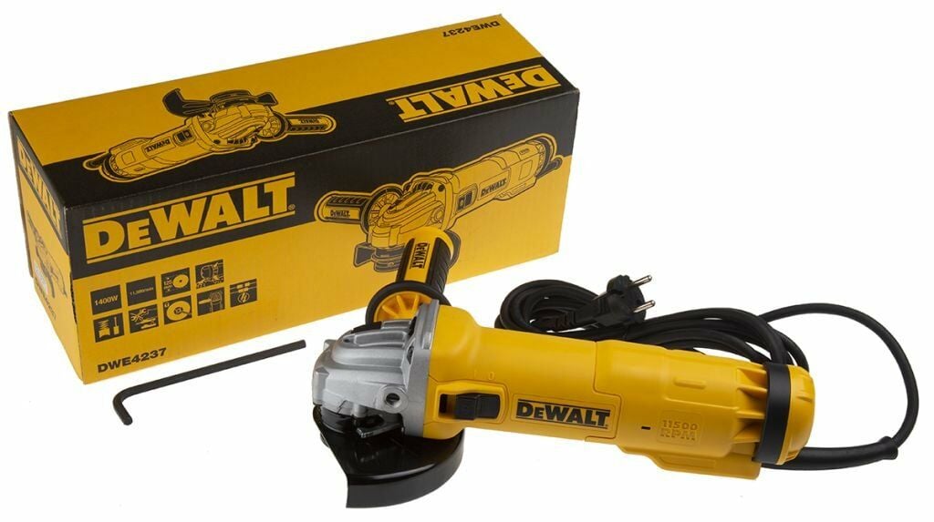 DEWALT DWE4237 Avuç Taşlama 1400 Watt 125 mm
