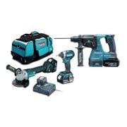 Makita DLX3070TX 18V 5.0AH Akülü 3'lü Kombine Set