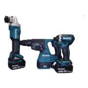 Makita DLX3070TX 18V 5.0AH Akülü 3'lü Kombine Set