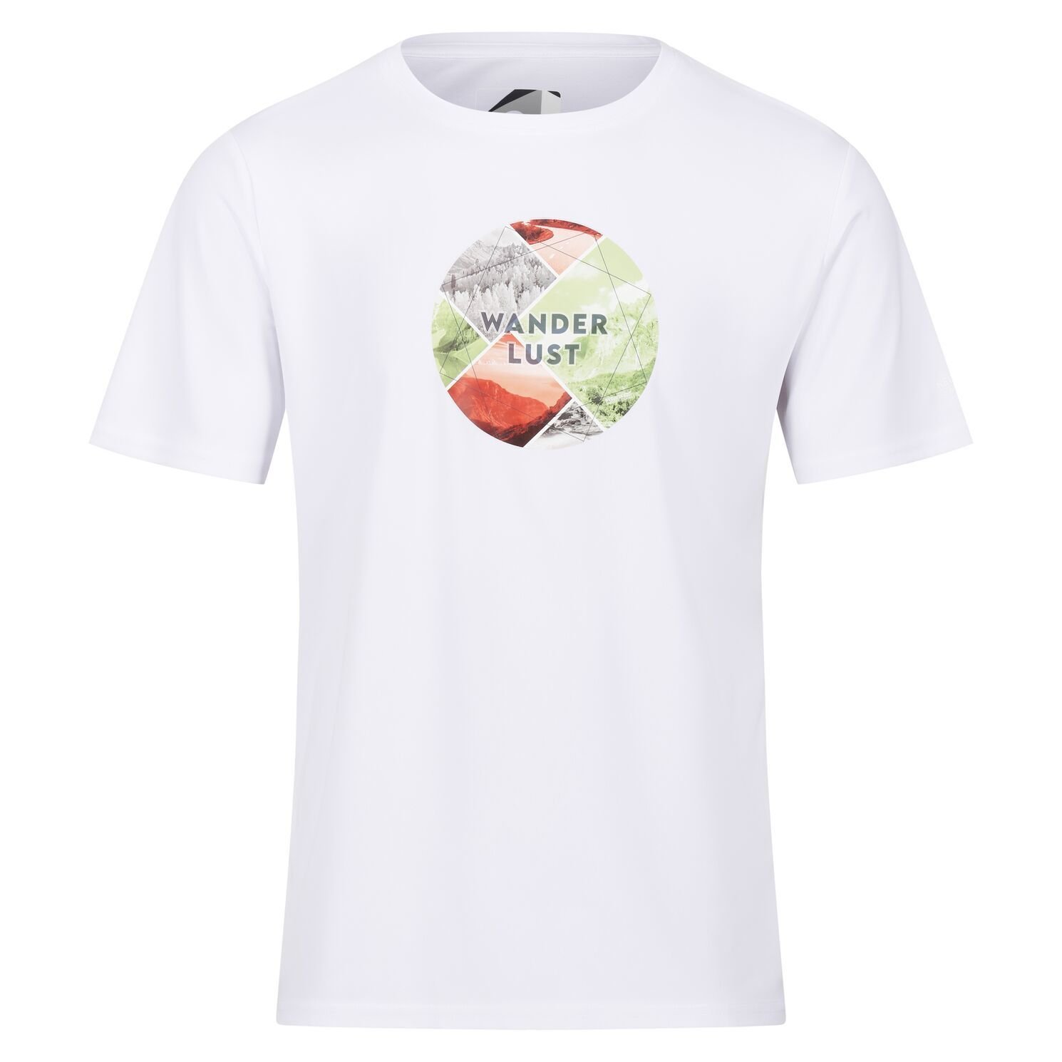 Regatta Fingal Slogan II Erkek T-Shirt-BEYAZ