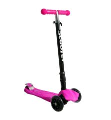 Xslide Işıklı Tekerlekli Scooter-PEMBE