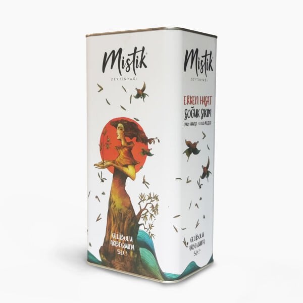 Arbequina Erken Hasat Soğuk Sıkım Zeytinyağı 5 LT/2025-YENİ HASAT