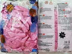 12'' METALİK BEBEK PEMBE BALON (HBK)