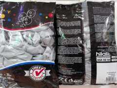 12'' METALİK GÜMÜŞ BALON (HBK)