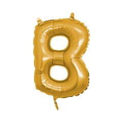 B- HARF 40 İNC GOLD RENK BALON 100 CM