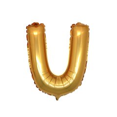 U- HARF 40 İNC GOLD RENK BALON 100 CM