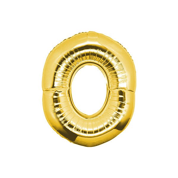 0- RAKAM 40 İNC GOLD RENK BALON 100 CM