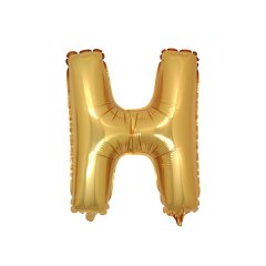 H- HARF 16 İNC GOLD RENK BALON 36 CM