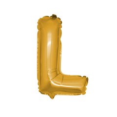 L- HARF 16 İNC GOLD RENK BALON 36 CM