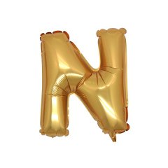 N- HARF 16 İNC GOLD RENK BALON 36 CM