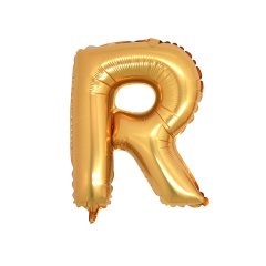 R- HARF 16 İNC GOLD RENK BALON 36 CM