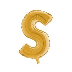 S- HARF 16 İNC GOLD RENK BALON 36 CM