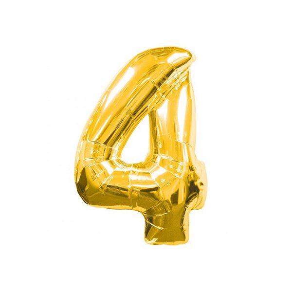 4- HARF 16 İNC GOLD RENK BALON 36 CM