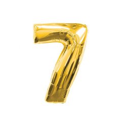 7- HARF 16 İNC GOLD RENK BALON 36 CM