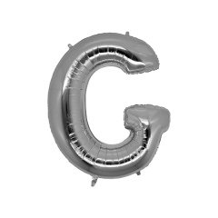 G- HARF 16 İNC GÜMÜŞ RENK BALON 36 CM