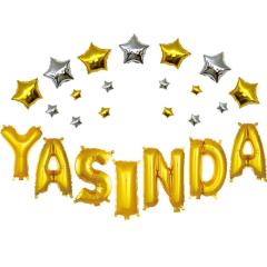 YILDIZLI YAŞINDA GOLD SET BALON