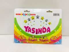 YILDIZLI YAŞINDA PEMBE SET BALON