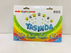 YILDIZLI YAŞINDA MAVİ SET BALON