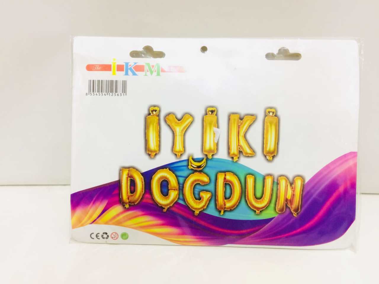 İYİKİ DOĞDUN GOLD SET BALON