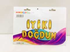İYİKİ DOĞDUN GOLD SET BALON
