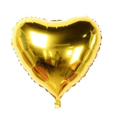 18 İNC KALP GOLD RENK FOLYO BALON