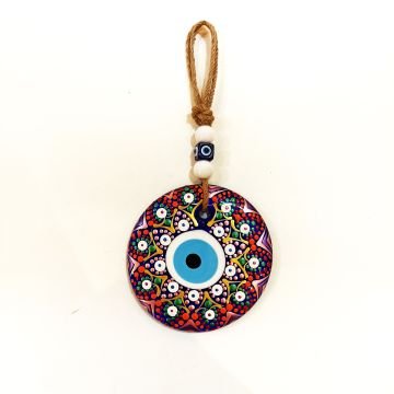 6 No Desenli Nazar Boncuğu 13 cm