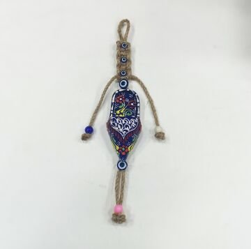 Desenli Papuç Duvar Süsü