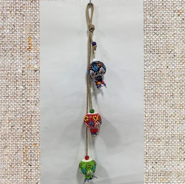 İşlemeli Nar Salantı Duvar Süsü