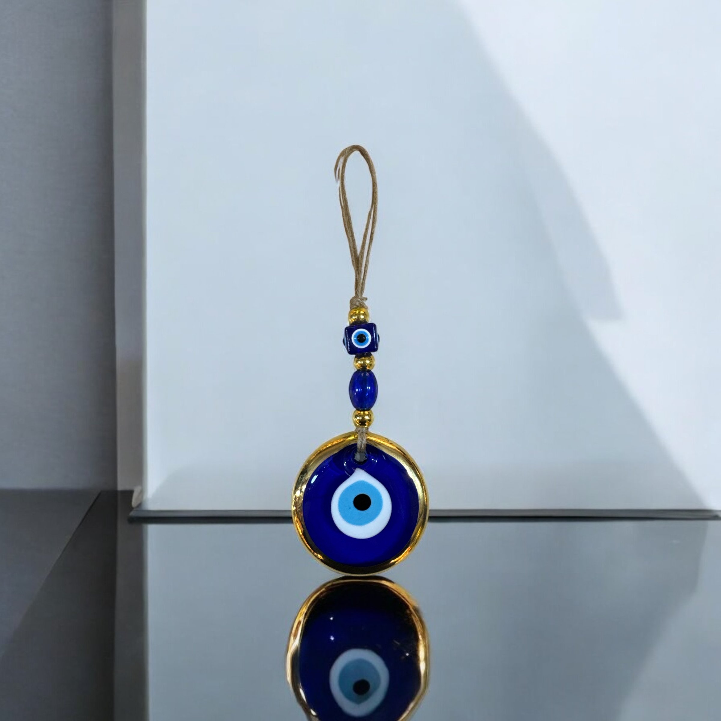 Yaldızlı Nazar Boncuğu 7 cm