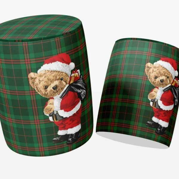 Adawall Puf401 Santa Teddy Puf