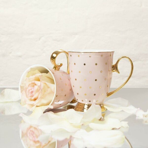 Cristina Re Mug Polka Gold Blush