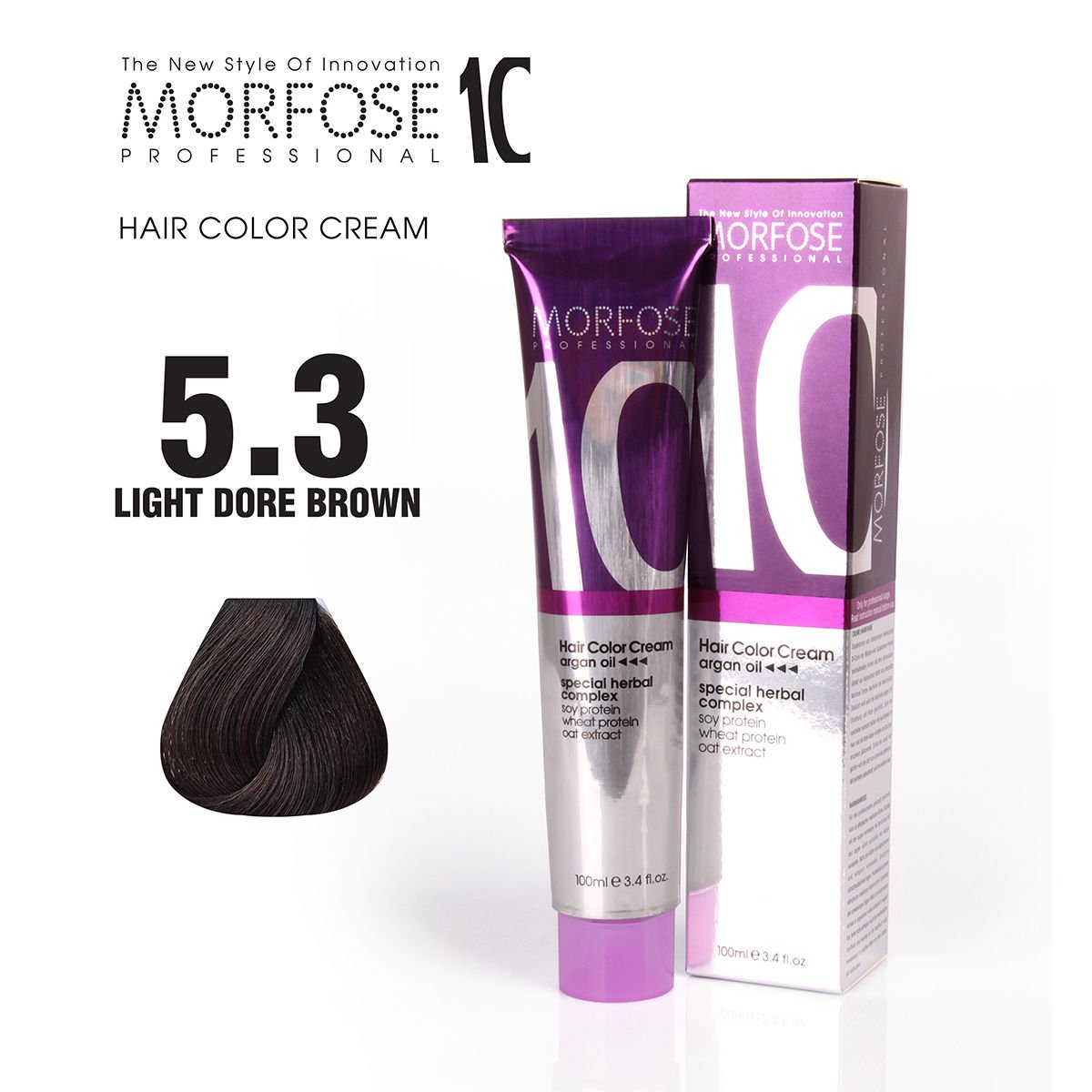 MORFOSE 10 SAÇ BOYASI 5.3- AÇIK DORE KAHVE 100 ML