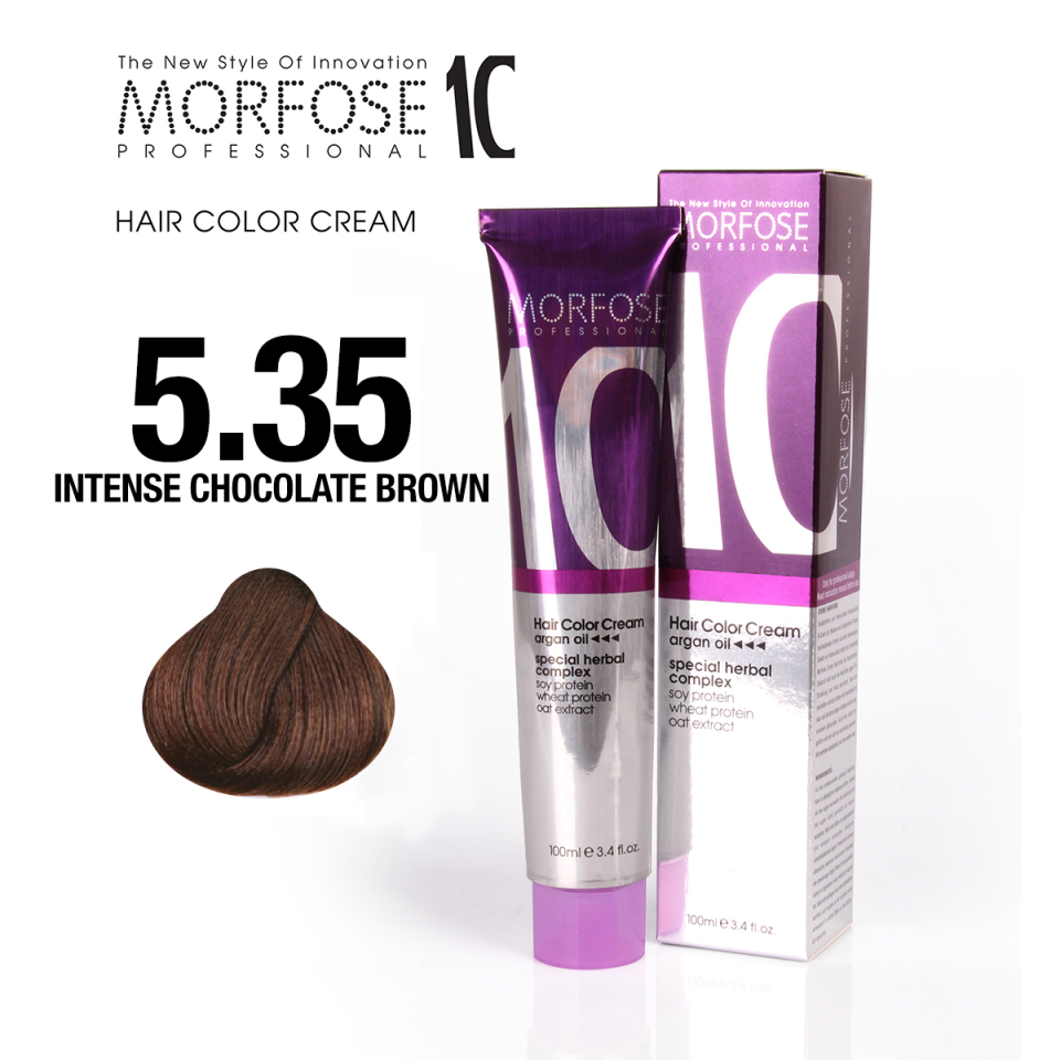 MORFOSE 10 SAÇ BOYASI 5.35- YOĞUN ÇİKOLATA KAHVE 100 ML