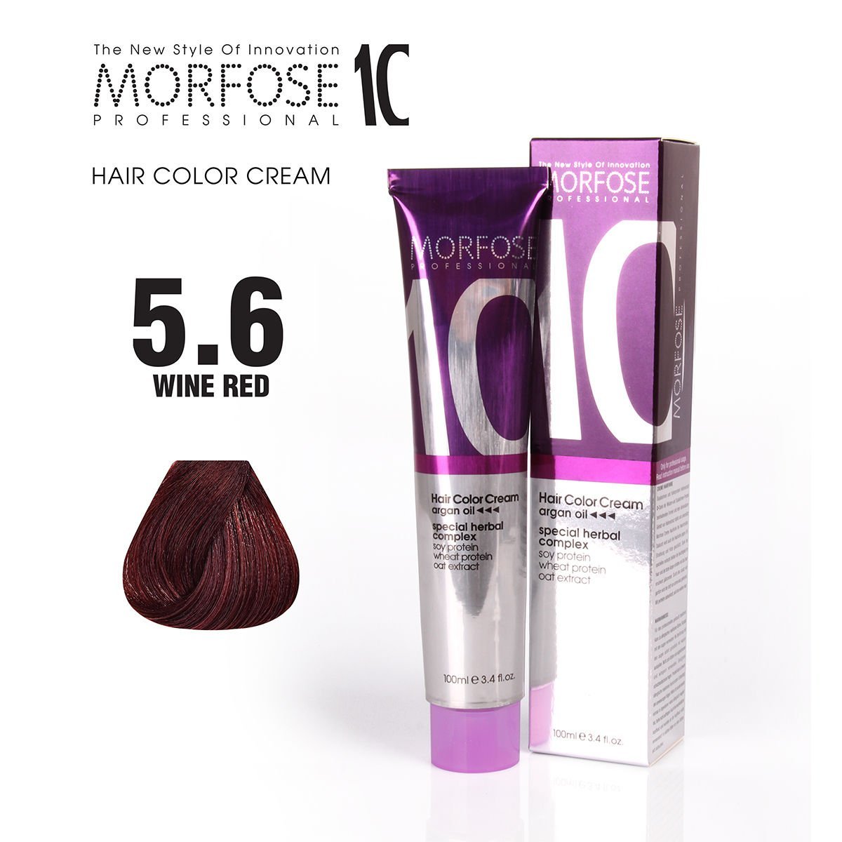 MORFOSE 10 SAÇ BOYASI 5.6- ŞARAP KIZILI 100 ML