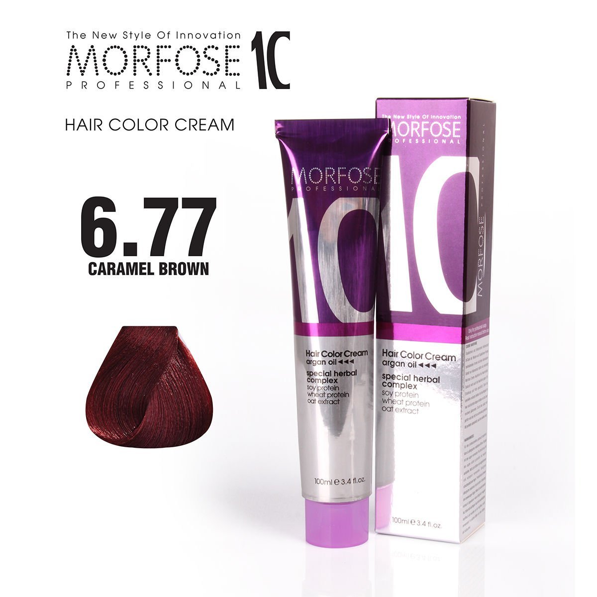 MORFOSE 10 SAÇ BOYASI 6.77- KARAMEL KAHVE 100 ML