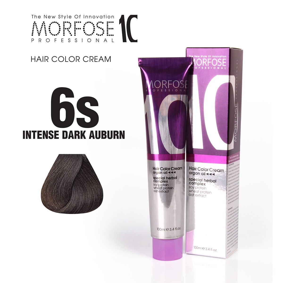MORFOSE 10 SAÇ BOYASI 6S- YOĞUN KOYU KUMRAL 100 ML