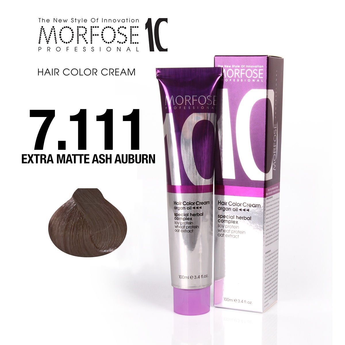 MORFOSE 10 SAÇ BOYASI 7.111- EKSTRA MAT KÜLLÜ KUMRAL 100 ML