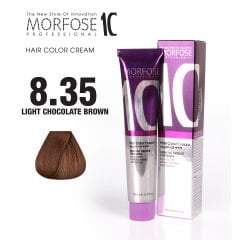 MORFOSE 10 SAÇ BOYASI 8.35 SICAK AÇIK ÇİKOLATA KAHVE 100 ML