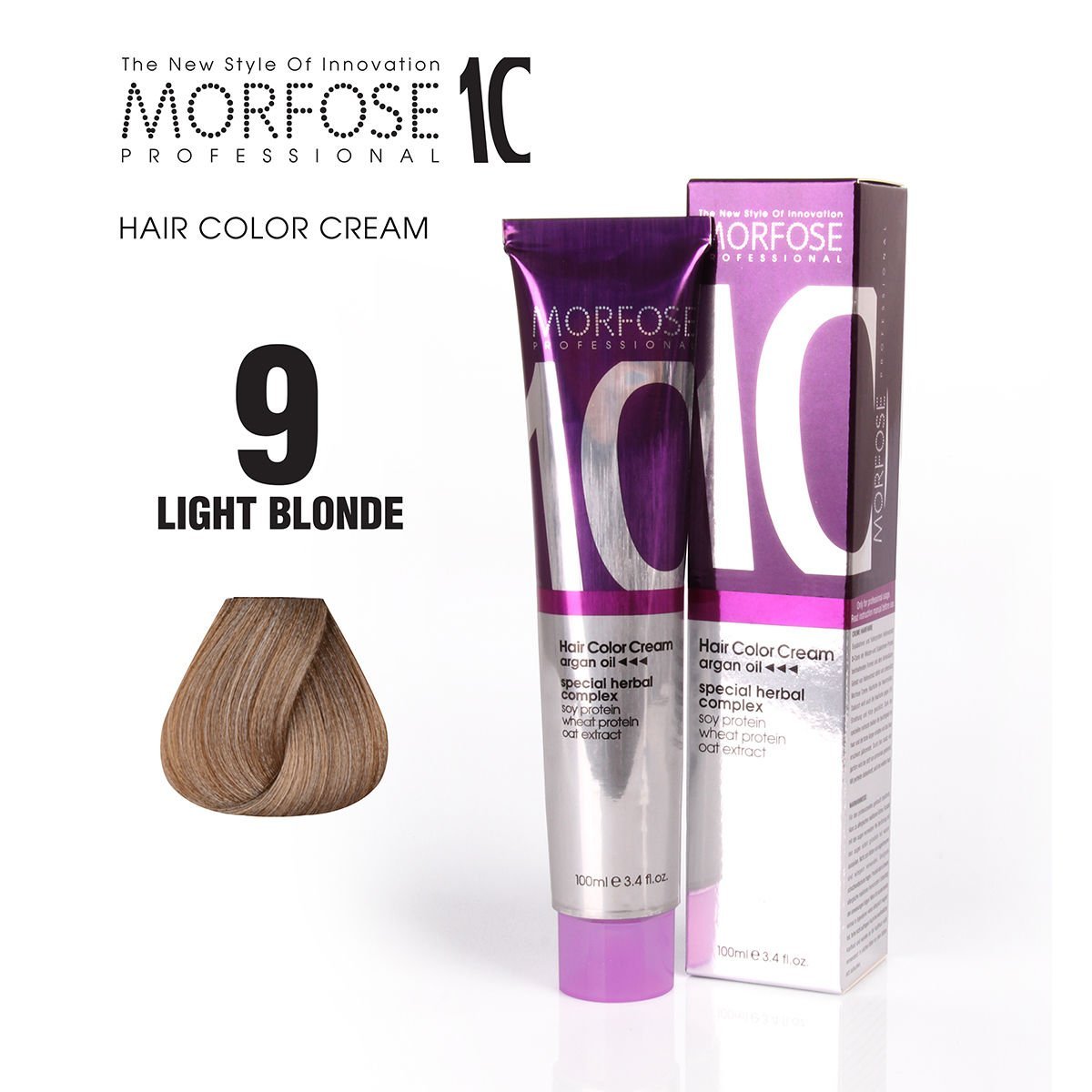 MORFOSE 10 SAÇ BOYASI 9- AÇIK SARI 100 ML