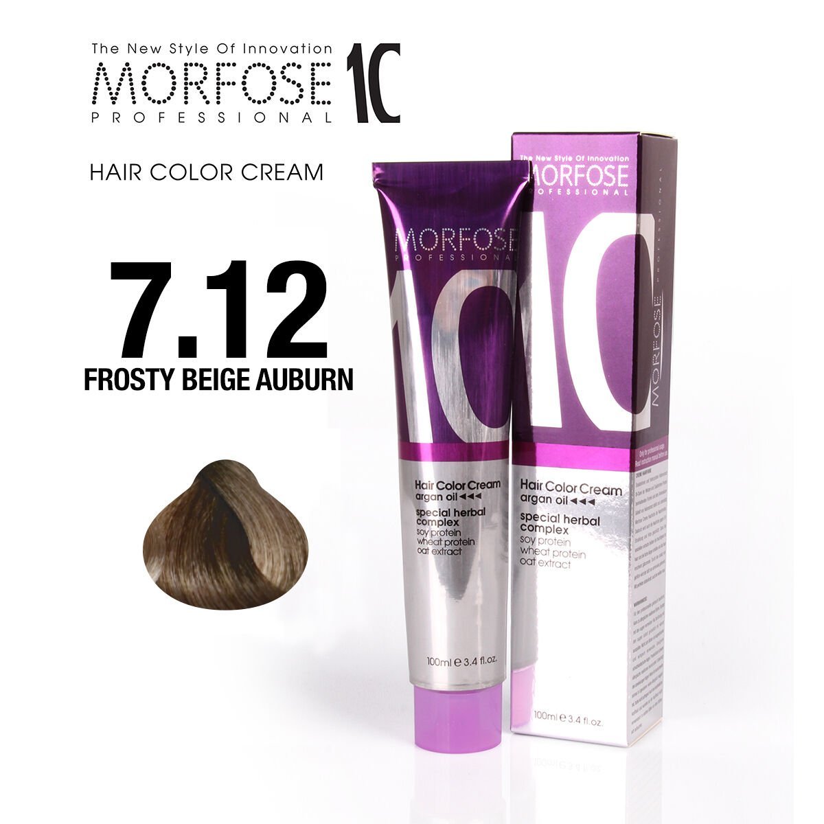 MORFOSE 10 SAÇ BOYASI 7.12- KUMRAL KÜLLÜ İRİZE 100 ML