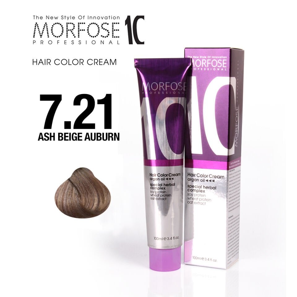 MORFOSE 10 SAÇ BOYASI 7.21- KUMRAL İRİZE  KÜLLÜ  100 ML